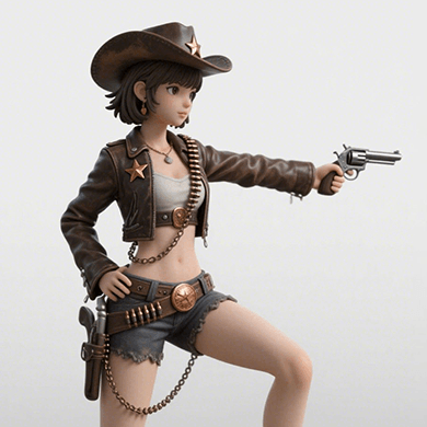 科武朋克风H款手办